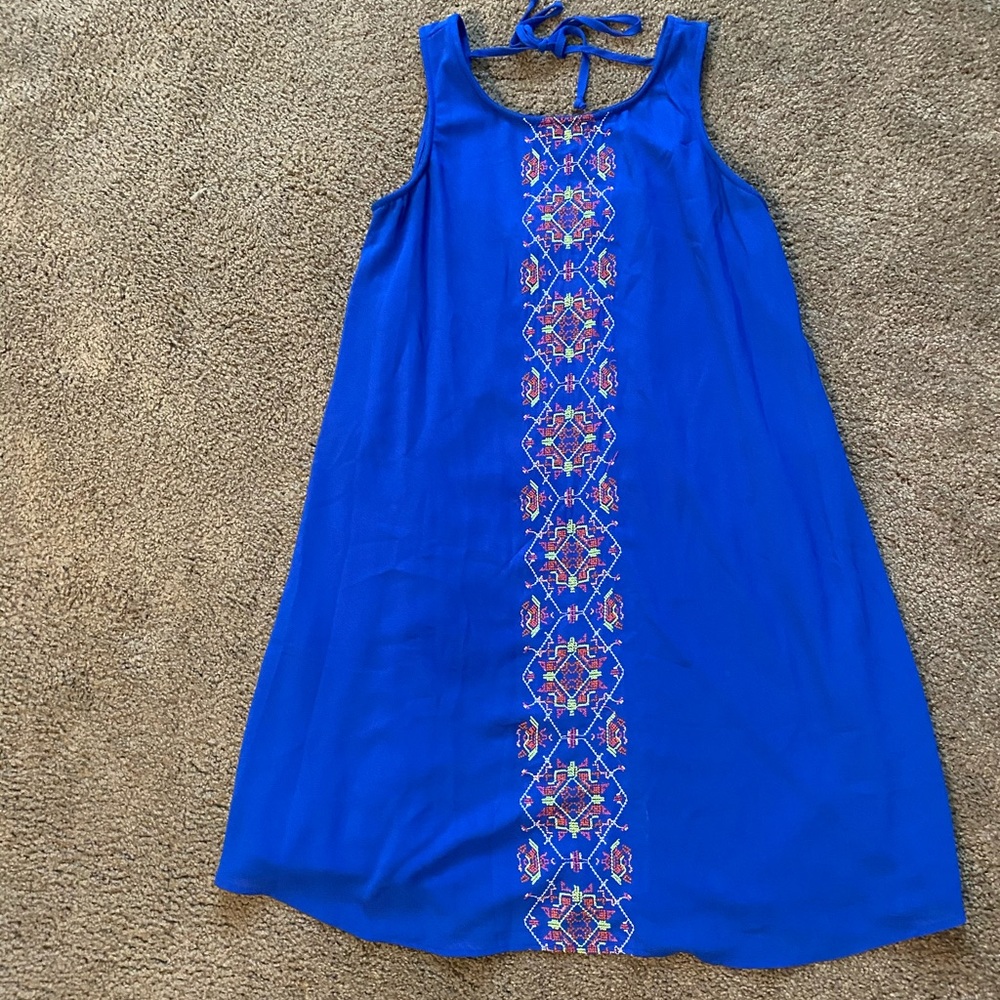 Blue dress